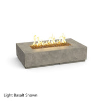 Legend 60" Rectangle Concrete Fire Pit Table | American Fyre Designs — view 4