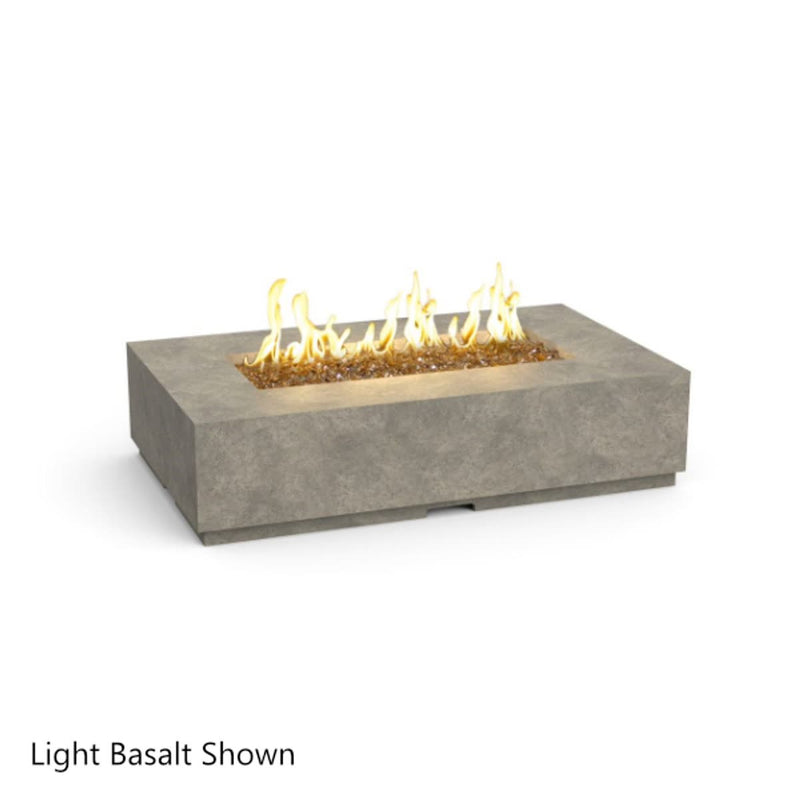 Legend 60" Rectangle Concrete Fire Pit Table | American Fyre Designs — view 4