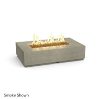 Legend 60" Rectangle Concrete Fire Pit Table | American Fyre Designs — view 5
