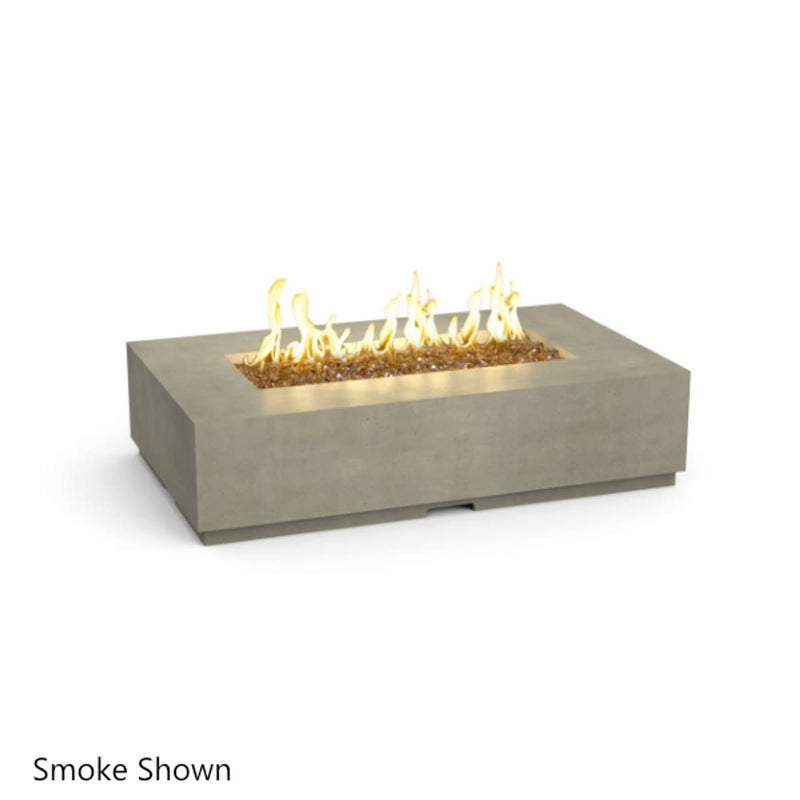 Legend 60" Rectangle Concrete Fire Pit Table | American Fyre Designs — view 5