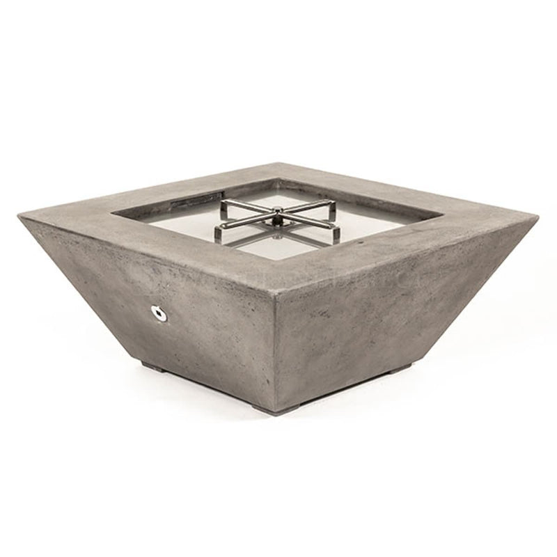 Lombard 40" Square Concrete Fire Pit Table | Prism Hardscapes — view 3