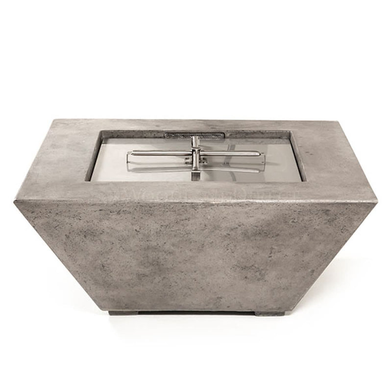 Lombard 40" Square Concrete Fire Pit Table | Prism Hardscapes — view 9