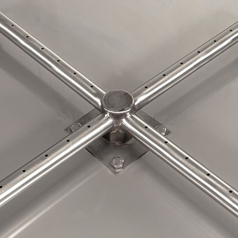 Lombard 40" Square Concrete Fire Pit Table | Prism Hardscapes — view 10