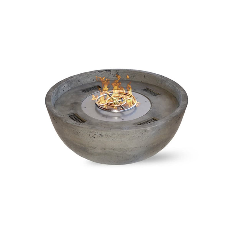 Moderno I Bowl 39" Round Concrete Fire Pit Table | Prism Hardscapes — view 5