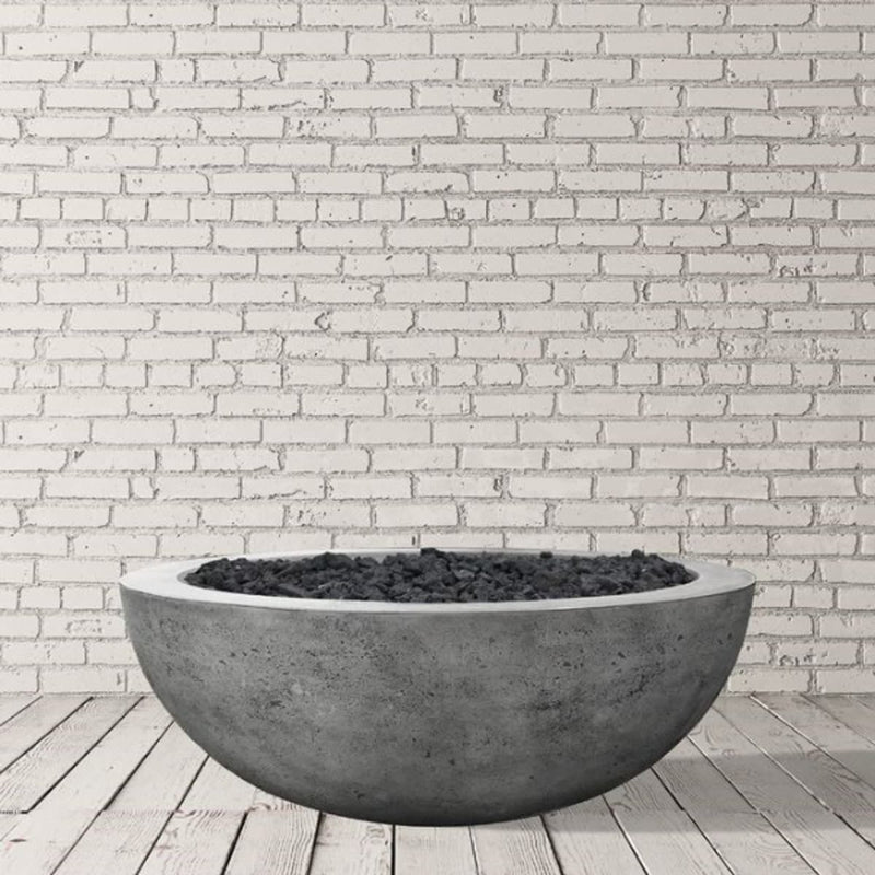 Moderno IV Round Concrete Fire Pit Table | Prism Hardscapes — view 3