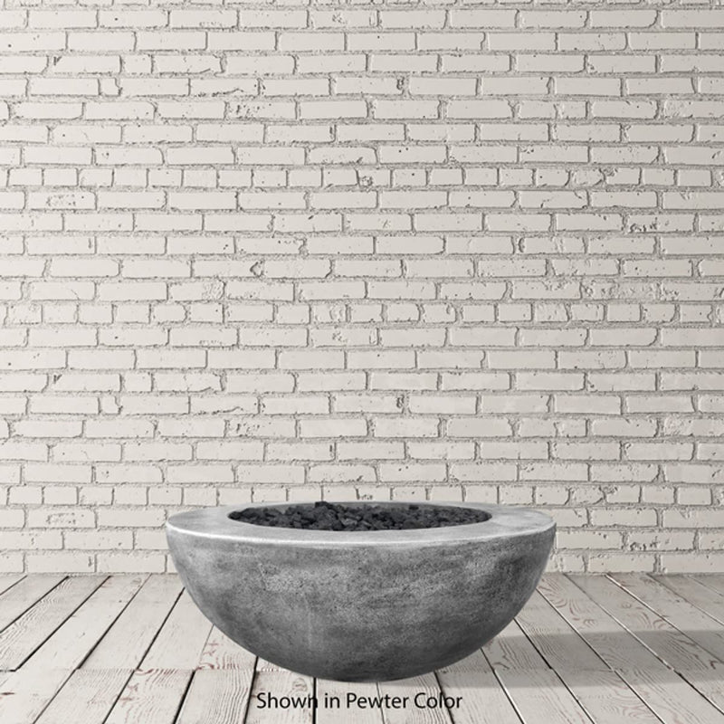 Moderno V Round Concrete Fire Pit Table | Prism Hardscapes — view 3