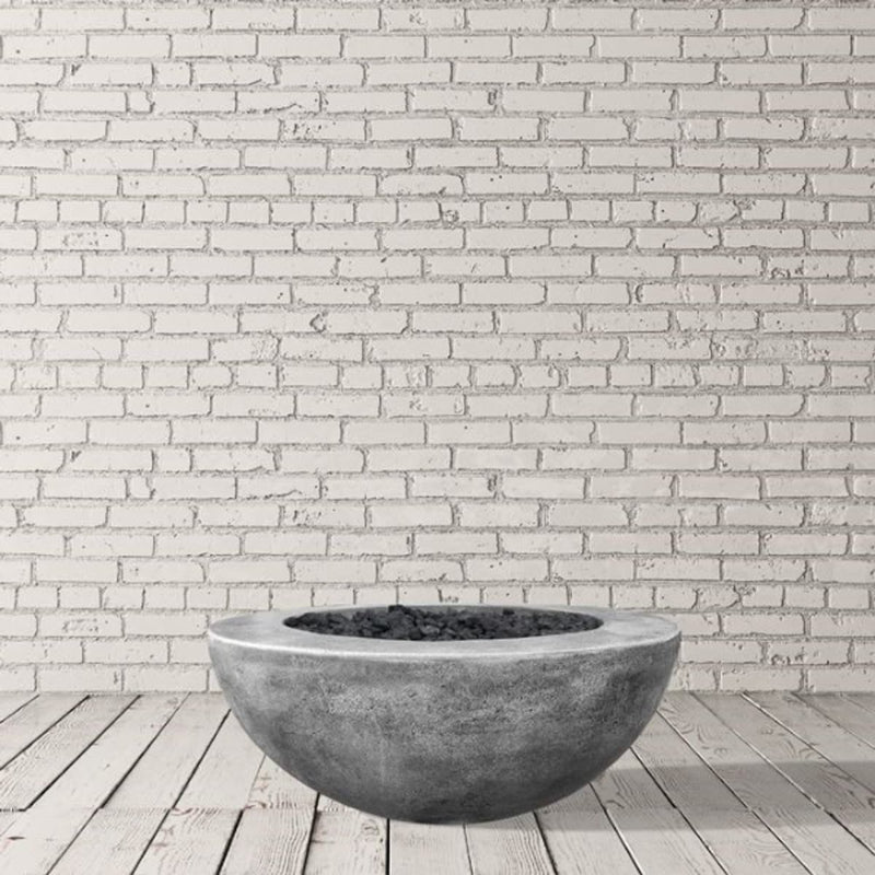Moderno V Round Concrete Fire Pit Table | Prism Hardscapes — view 5