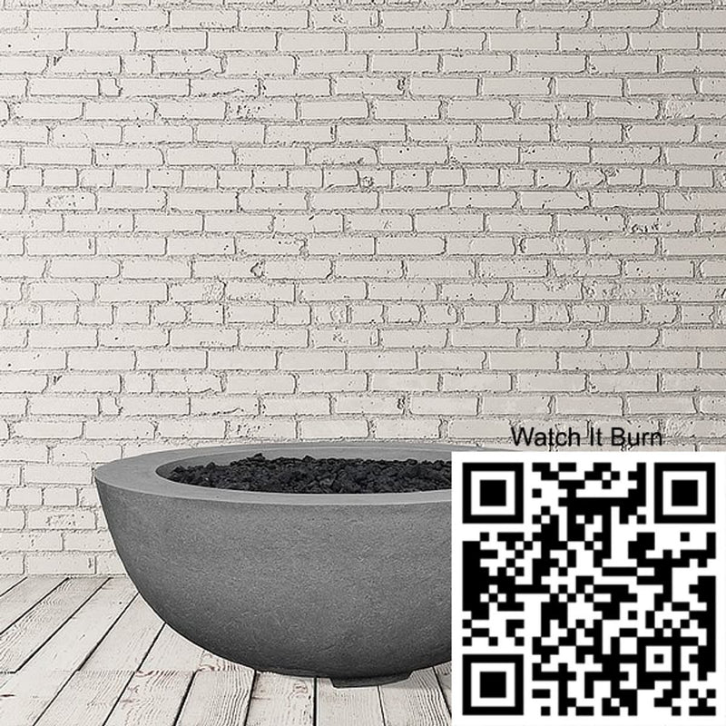 Moderno VIII Round Concrete Fire Pit Table | Prism Hardscapes — view 2
