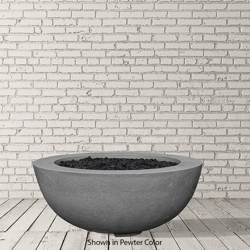 Moderno VIII Round Concrete Fire Pit Table | Prism Hardscapes — view 3