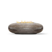 Pebble 56" Oval Concrete Fire Pit Table | Prism Hardscapes — view 3