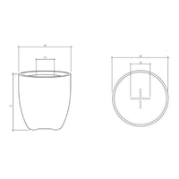 Pentola II Bowl 24" Round Concrete Fire Pit Table | Prism Hardscapes — view 5