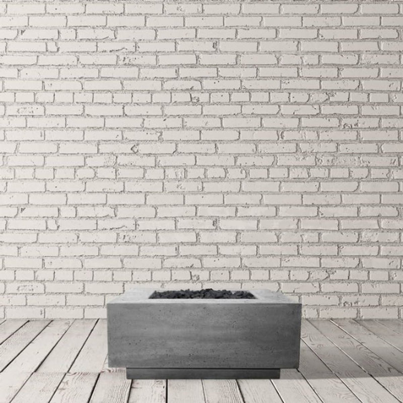 Tavola 42 42" Square Concrete Fire Pit Table | Prism Hardscapes — view 4