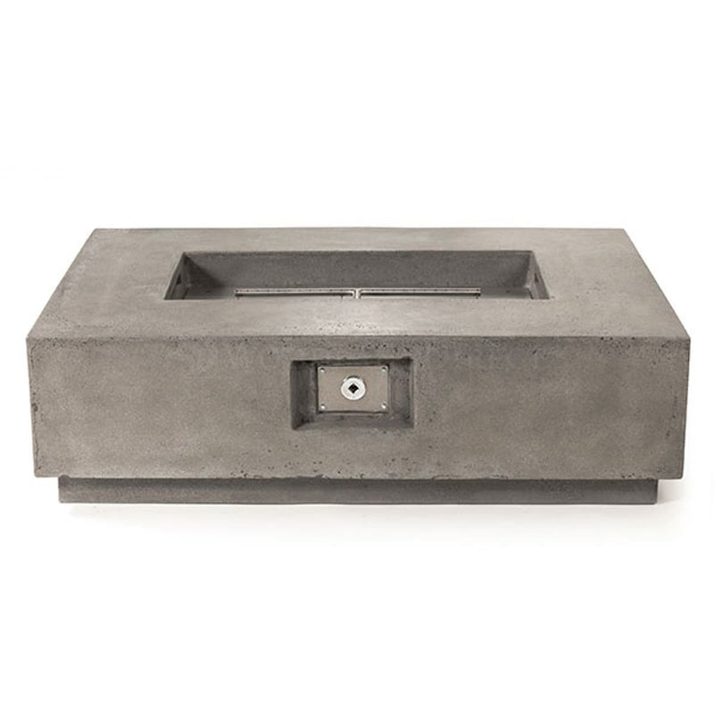 Tavola I 38" Rectangle Concrete Fire Pit Table | Prism Hardscapes — view 3