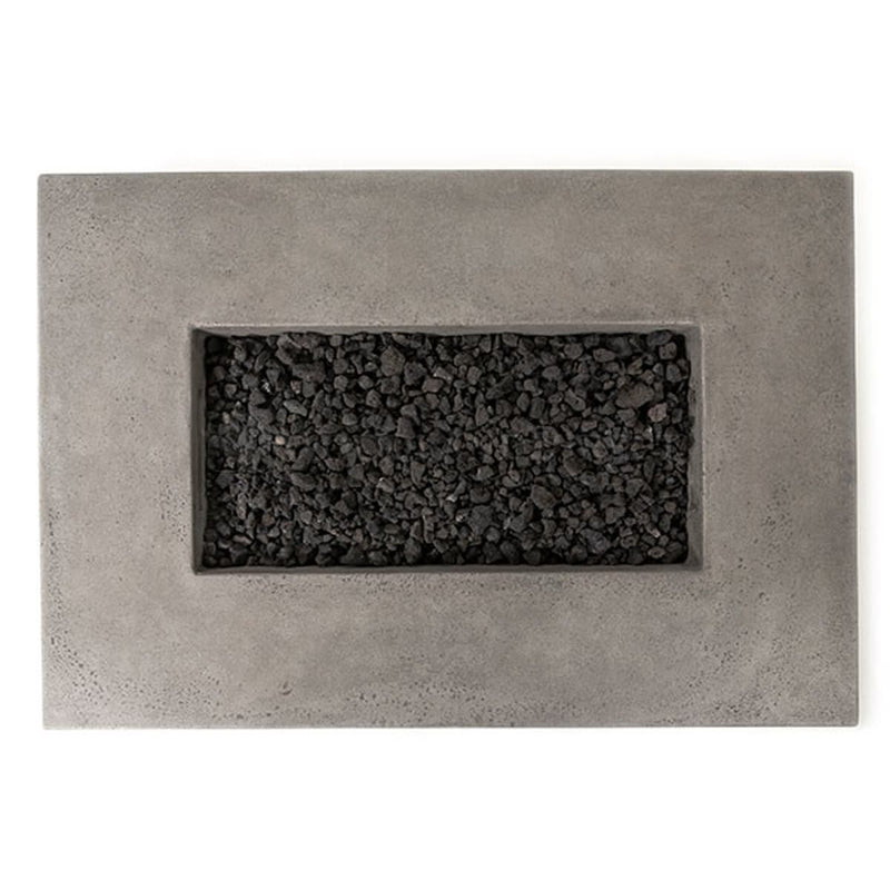 Tavola I 38" Rectangle Concrete Fire Pit Table | Prism Hardscapes — view 7