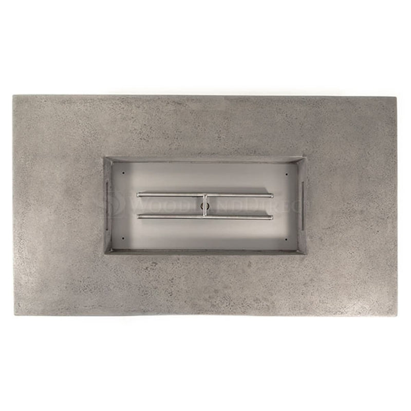 Tavola IV 38" Rectangle Concrete Fire Pit Table | Prism Hardscapes — view 7
