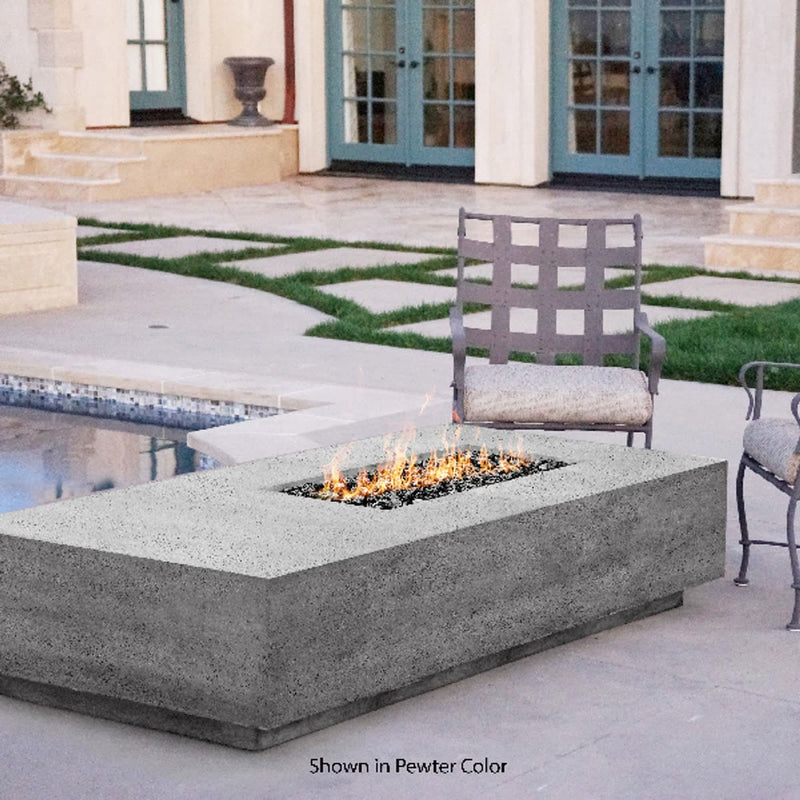 Tavola V 38" Concrete Fire Pit Table | Prism Hardscapes — view 2