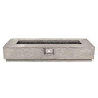 Tavola VI 38" Rectangle Concrete Fire Pit Table | Prism Hardscapes — view 4