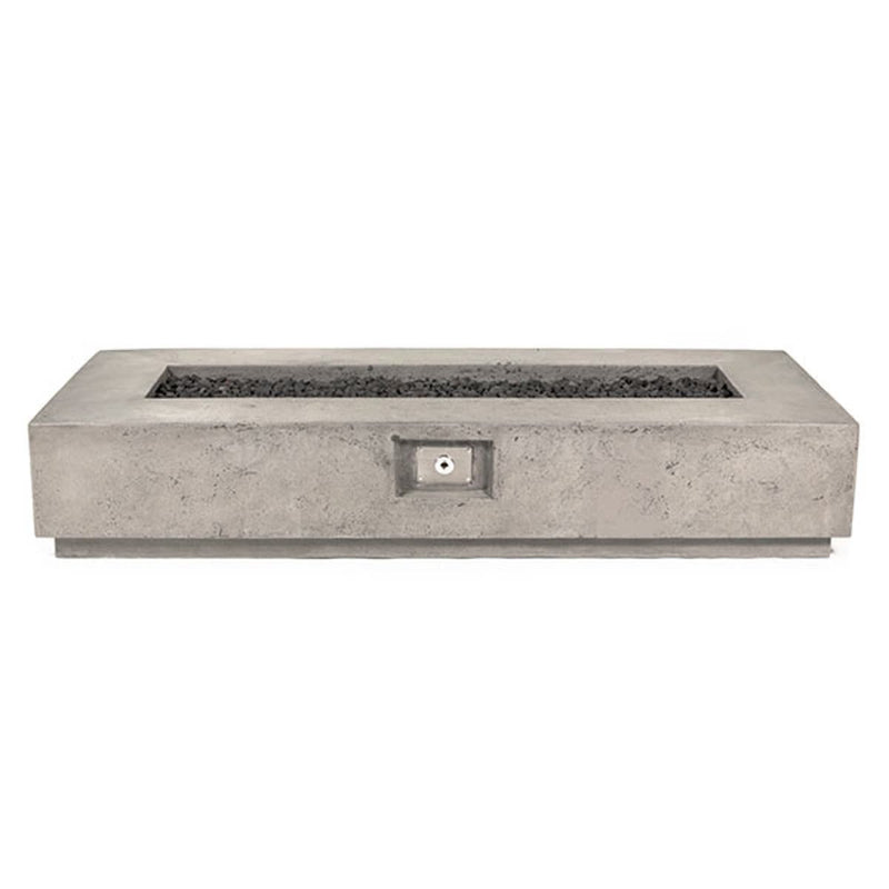 Tavola VI 38" Rectangle Concrete Fire Pit Table | Prism Hardscapes — view 4