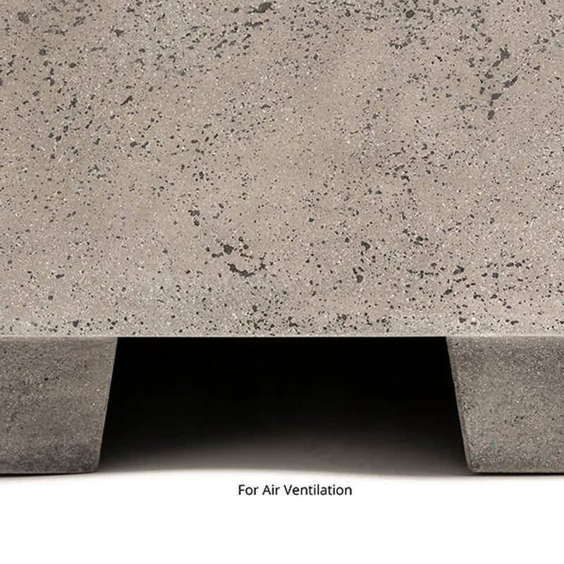 Tavola VI 38" Rectangle Concrete Fire Pit Table | Prism Hardscapes — view 8