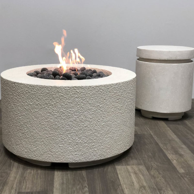 Tuscany Cilindro Bowl Round Concrete Fire Pit Table | Prism Hardscapes — view 2