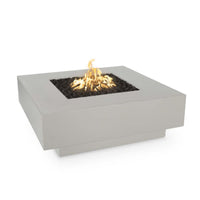 Cabo Square Powder Coat Steel Fire Pit Table | The Outdoor Plus