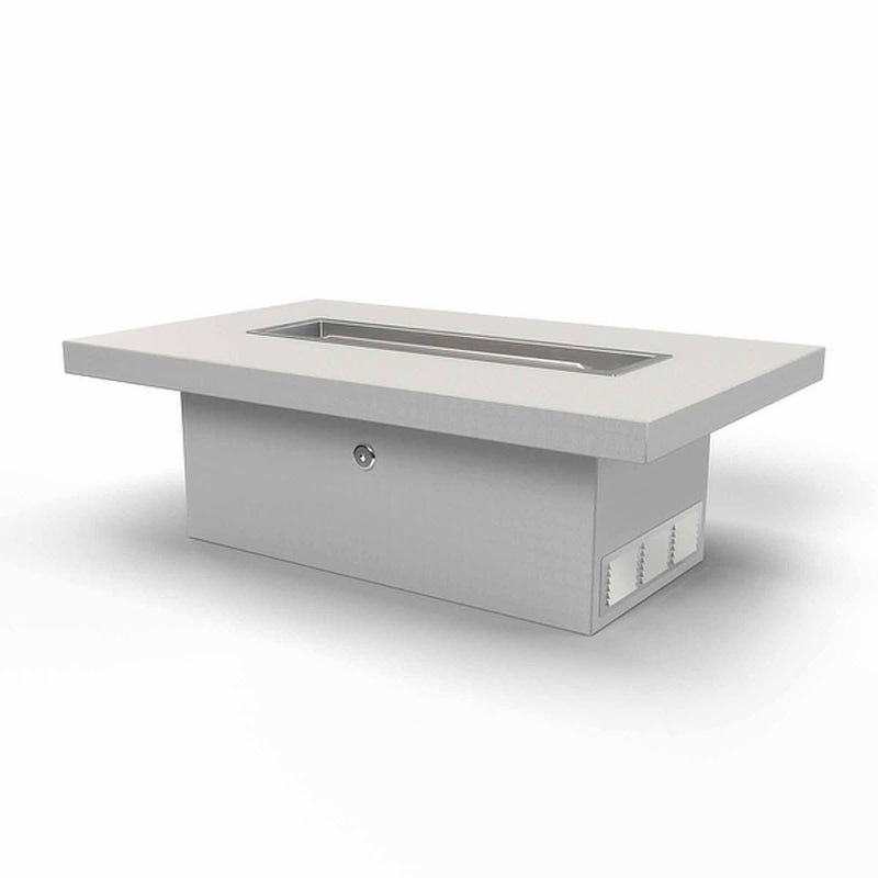Ready to Finish Form - 16" Tall 16" Rectangle Fire Pit Table | TOP