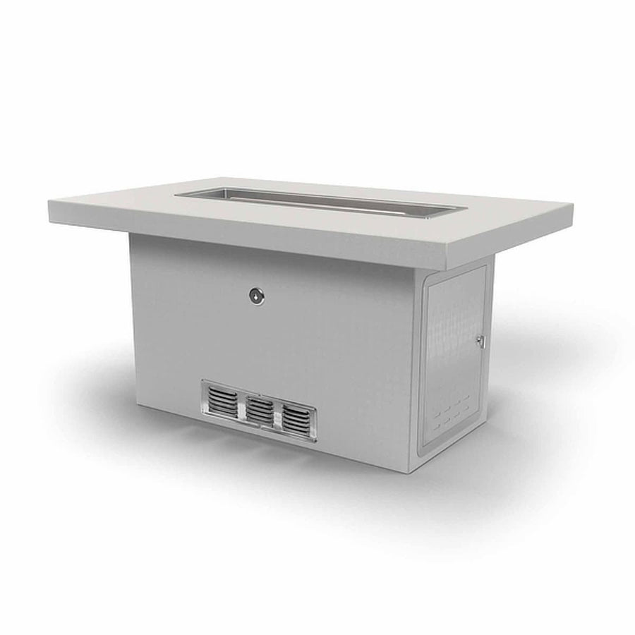 The Outdoor Plus Ready to Finish Form - 24" Tall 24" Rectangle Fire Pit Table
