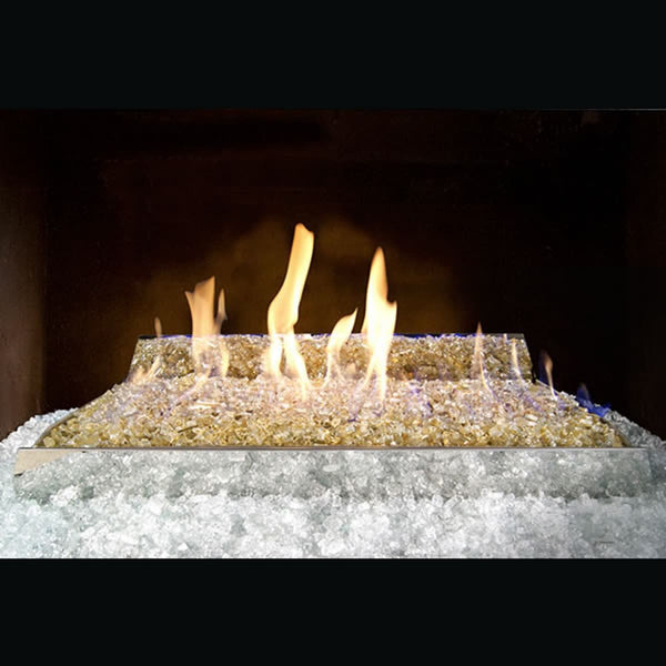 30" Contemporary Fire Glass Ventless Gas Logs | Real Fyre