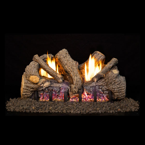 30" Foothill Oak Ventless Gas Logs | Real Fyre