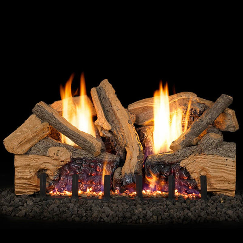 18" Foothill Split Oak Ventless Gas Logs | Real Fyre