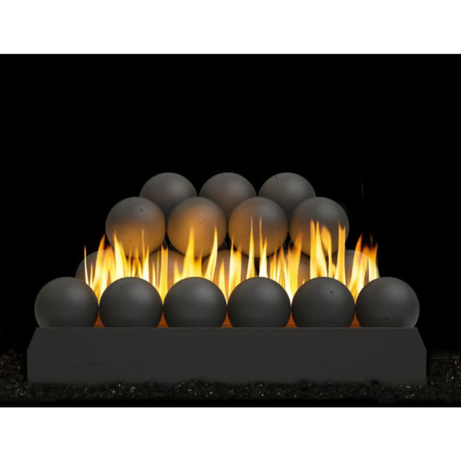 Peterson Epic Black Fireball Ventless Gas Logs