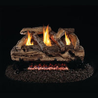 24" Split Oak Ventless Gas Logs | Real Fyre