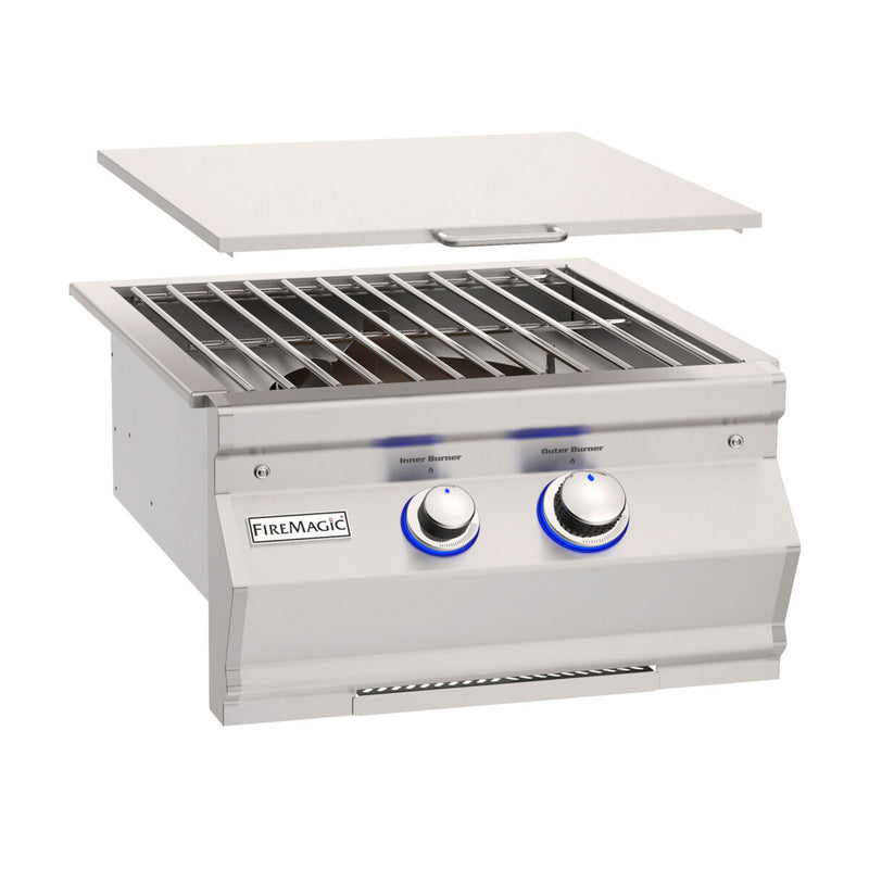 Fire Magic Aurora Power Burner with Porcelain Cast Iron Grid - Propane