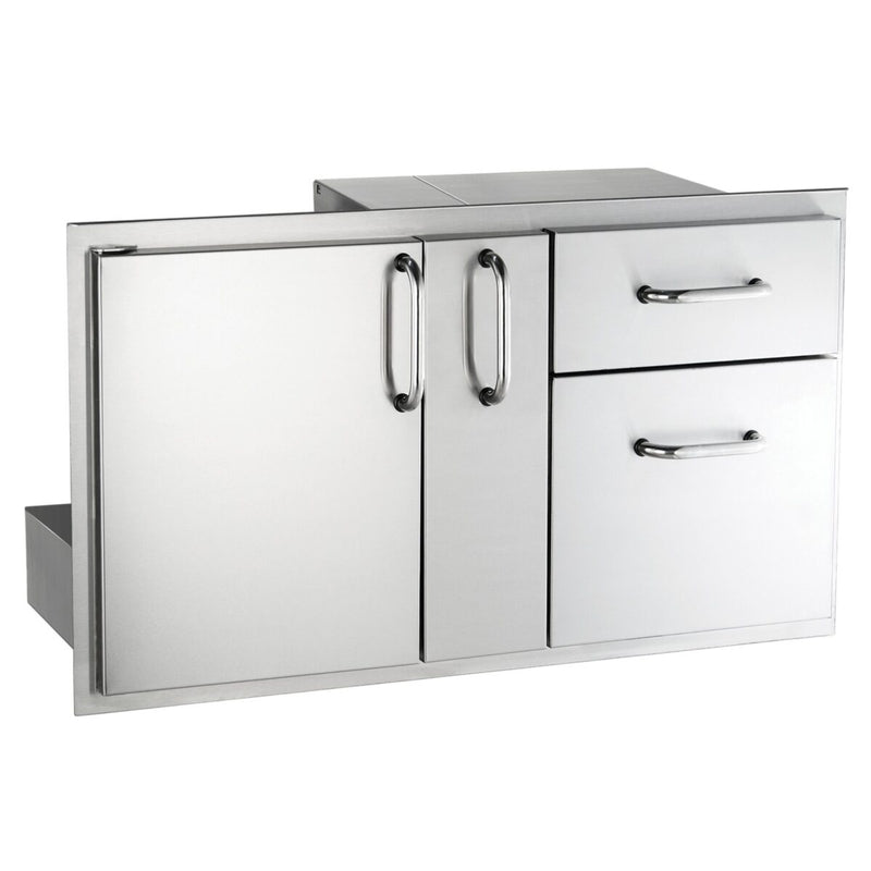 Fire Magic Select 36-Inch Access Door with Platter Storage & Double Drawer