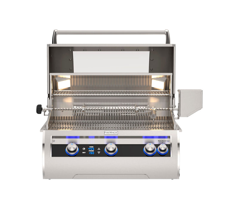 Fire Magic Echelon Diamond E660i 30" Built-In Gas Grill with Digital Thermometer & Rotisserie - Natural Gas