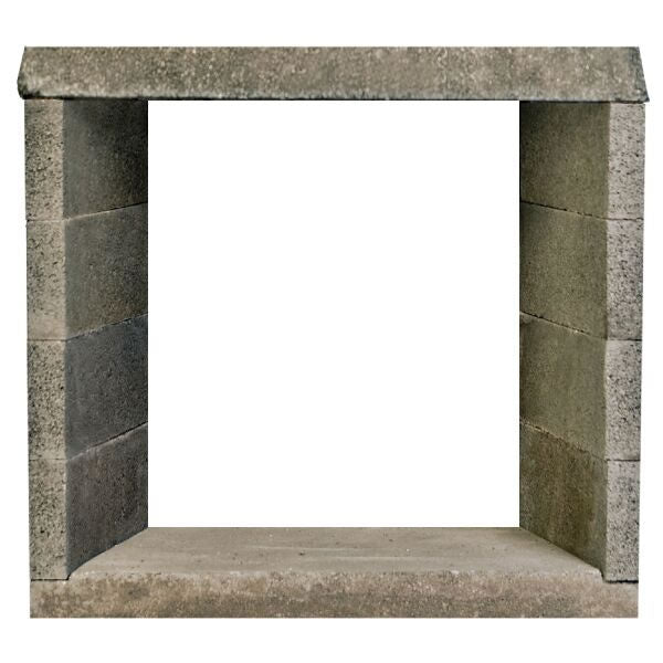 FireRock 48" See-Through Vent-Free Masonry Gas Fireplace - Model VENTLESS ST 48