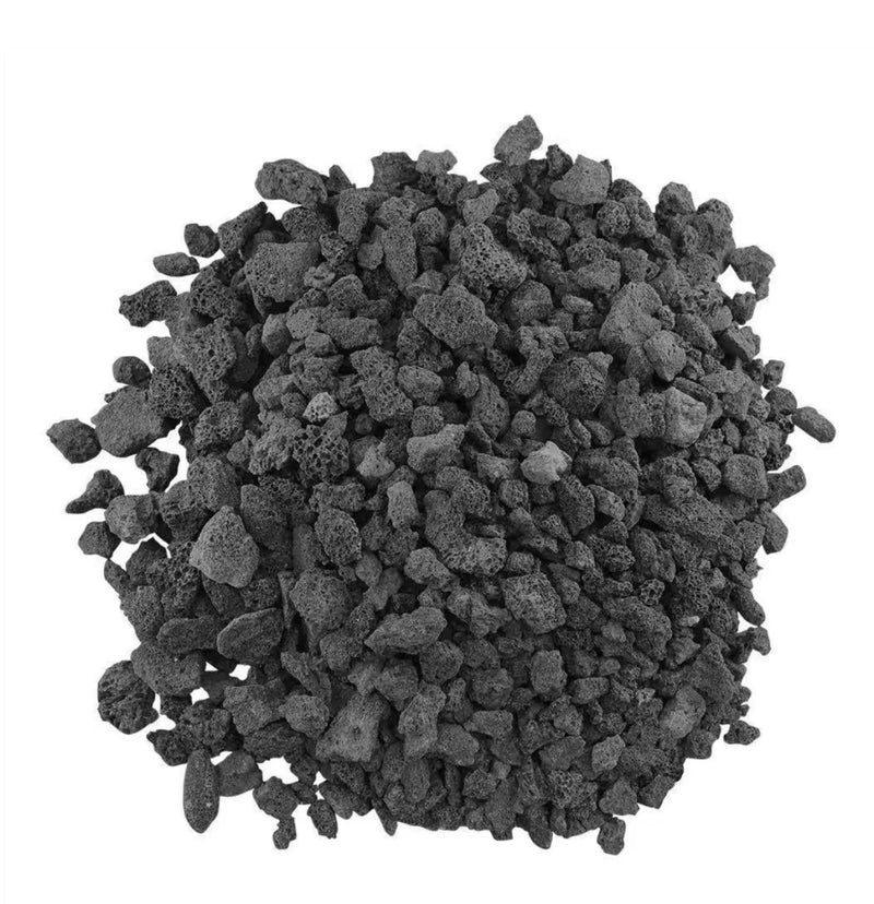 Black Lava Rock (1/4 in. - 1/2 in.) 10 lbs. Bag