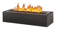 Napoleon Patioflame 48" Linear Gas Fire Pit - Hammertone Pewter Cabinet