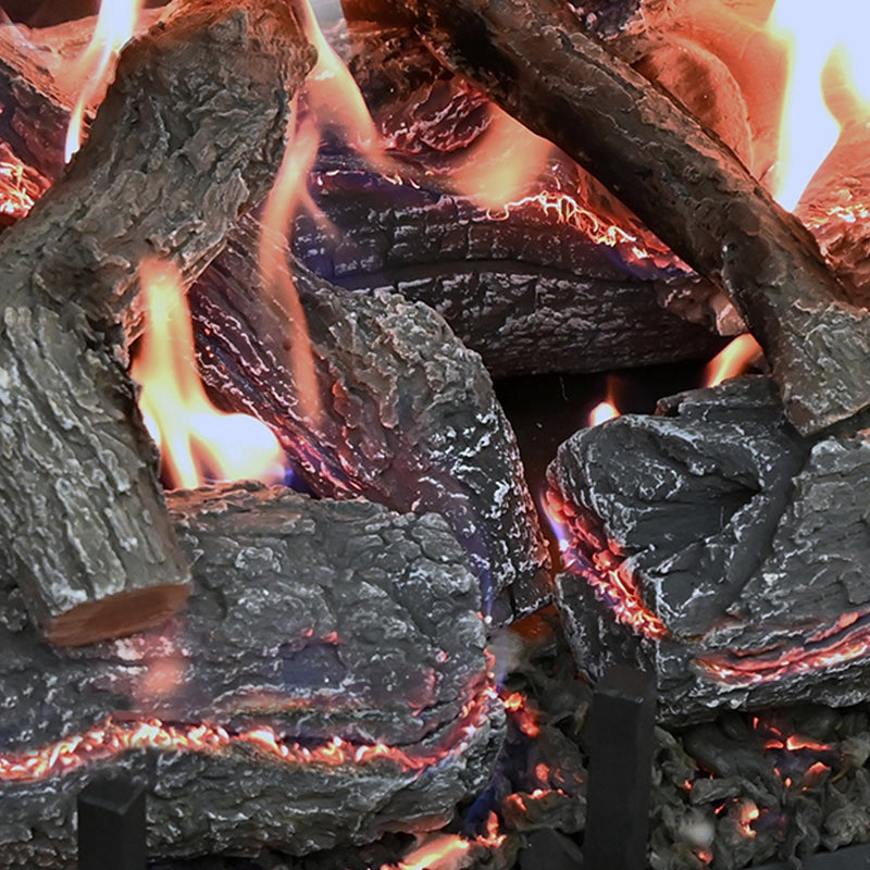 18" Glowfire Arizona Weathered Oak Charred Gas Log Set | Grand Canyon