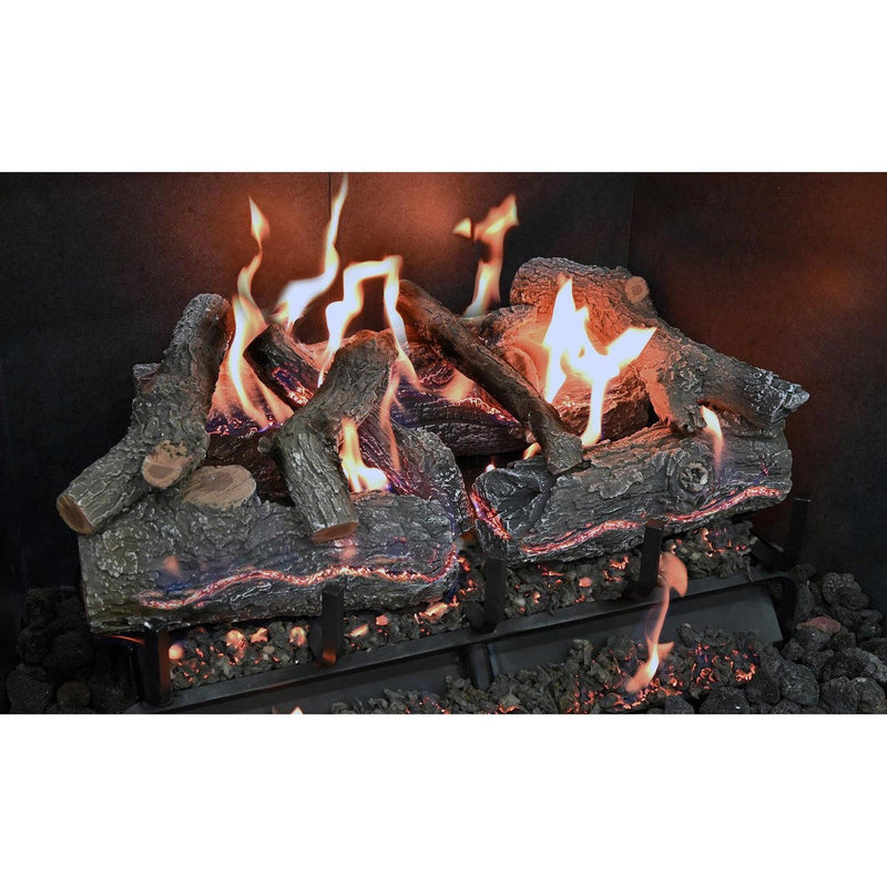 Grand Canyon 24" Lava Front View Vented Gas Burner — Propane, Variable Electronic Ignition