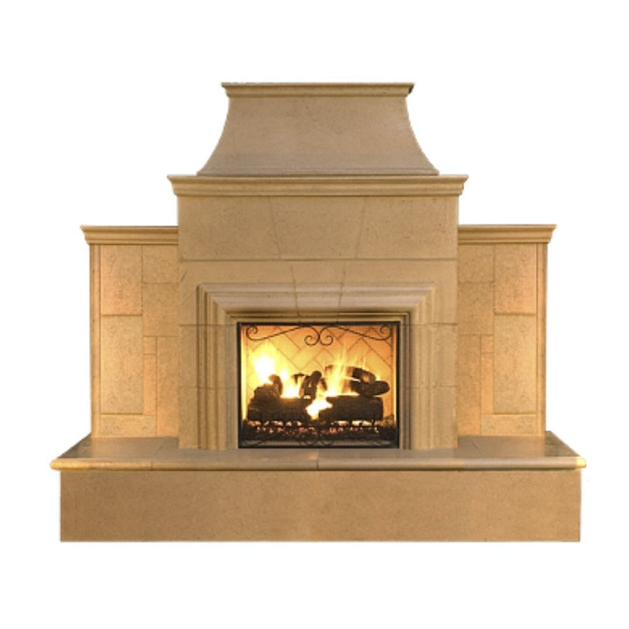 American Fyre Designs Grand Cordova 110" Vented Outdoor Gas Fireplace