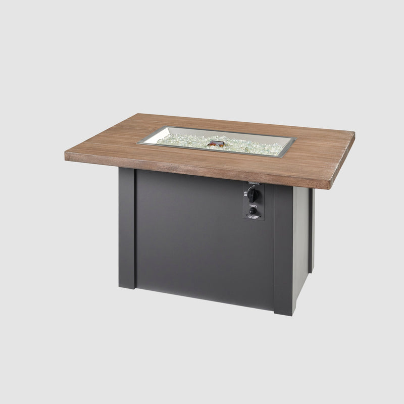 Havenwood 44-Inch Rectangular Gas Fire Pit Table — manufacturer product photograph 2; selected configuration shown