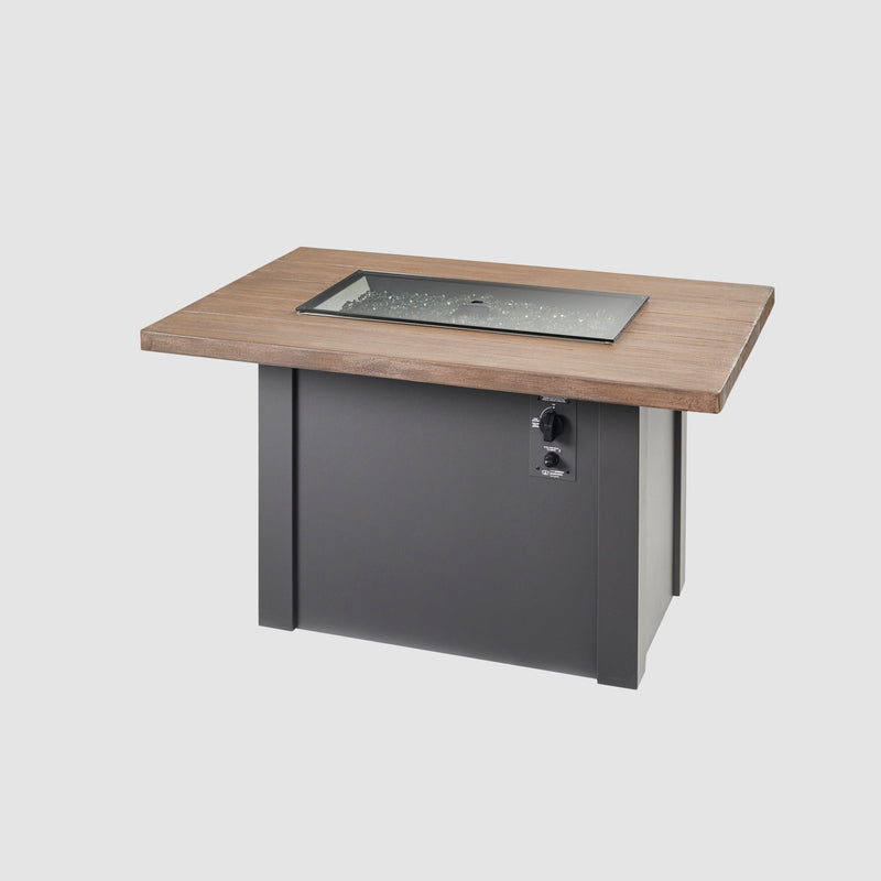 Havenwood 44-Inch Rectangular Gas Fire Pit Table — manufacturer product photograph 3; selected configuration shown