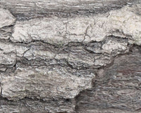 Half Round Log Non-Combustible Concrete Mantel Shelf Weathered Grey Finish