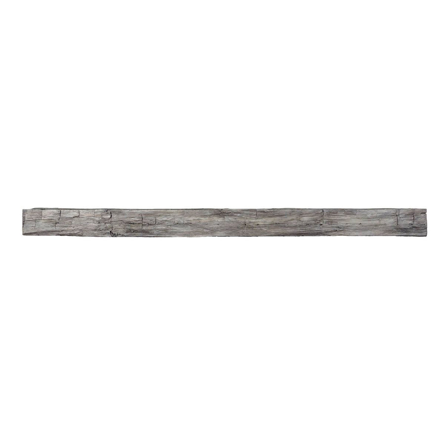 Hayloft Non-Combustible Concrete Mantel Shelf Weathered Grey Finish