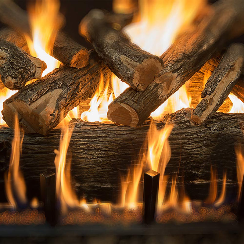 24" Arizona Weathered Oak Vented Gas Log Set | Grand Canyon