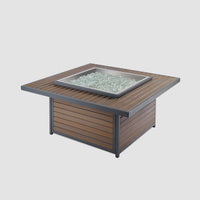 Kenwood and Brooks Square Chat-Height Gas Fire Pit Table — manufacturer product photograph 2; selected configuration shown