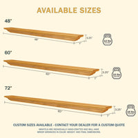 Pendleton Wood Mantel Shelf Kit Honey Oak