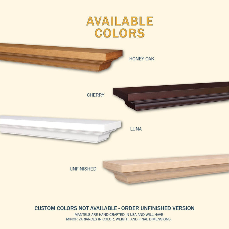 Woodford Wood Mantel Shelf Kit Luna