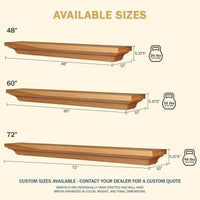 Woodford Wood Mantel Shelf Kit Unfinished